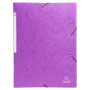 CHEMISE 3 RABATS  SCOTTEN  7/10°violet