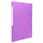 CHEMISE 3 RABATS  SCOTTEN  7/10°violet