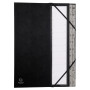 Trieur 24 compart. Alphabétiques Noir