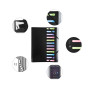 Trieur 12 comp 3 rabats PP Noir