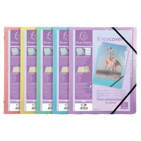Trieur 8Comp 3 Rab. KREACOVER PASTEL ass