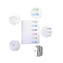 Trieur 3 rab. 6 comp PP Chromaline blanc