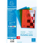 Sachet 10 poch.Coin A4 PP Lisse 120µ ass