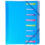 Trieur 3 rabats 8 comp PP Chromaline