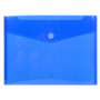 Sach.5 poch.enveloppe scratch A4 PP bleu