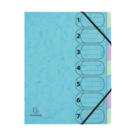 Trieur Harmonika 7 compart A4 AQUAREL