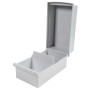 Boîte K 600 fiches A7 gris lumière