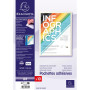 SACH 10 POCHETTES ADHESIVES MURALES A4