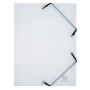 Chemise PP 3rab.+ élas.A4 CRYSTAL CLEAR