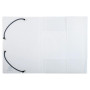 Chemise PP 3rab.+ élas.A4 CRYSTAL CLEAR