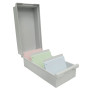 Boîte K 600 fiches A6 gris lumière