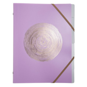 Trieur 6 comp. PP A4 Ellipse coul.ass.