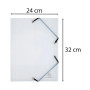 Chemise PP 3rab.+ élas.A4 CRYSTAL CLEAR