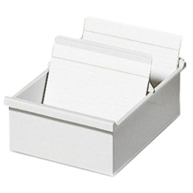 Bac K 600 fiches A7 gris lumière