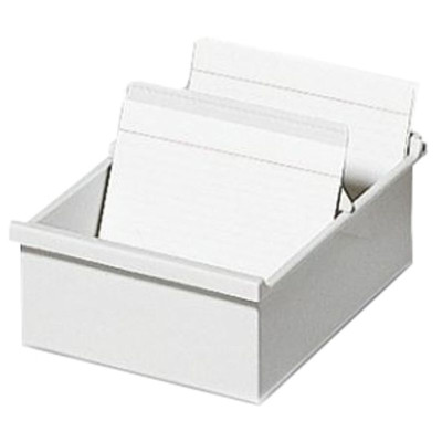Bac K 600 fiches A7 gris lumière