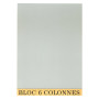 BLOC COMPTABLE 29,7/21 6 Col. 70Fls.