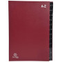 Trieur Ordonator A-Z 24 comp. Rouge