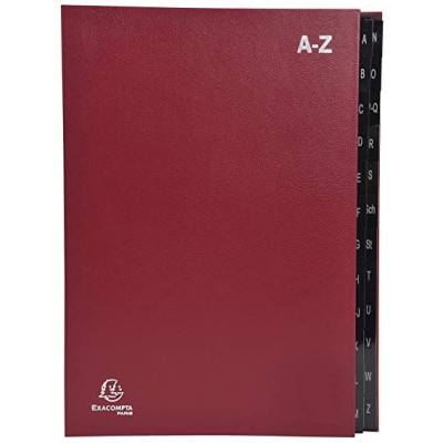 Trieur Ordonator A-Z 24 comp. Rouge