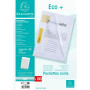 Sachet100 poch.Coin A4 PP grainé ECO inc