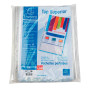 Sach.100 poch.perfo A4 PP 75 lisse