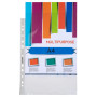 Sach.100 poch.perfo A4 PP 75 lisse