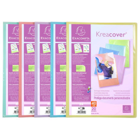 Porte-vues 40V KREACOVER PASTEL ass