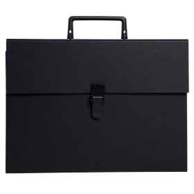 Trieur valisette + poignée 20comp. noir