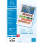 Sachet 100 poch.Coin PP Lisse cristal A5