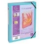 Bte class.élast. D40 PP KREAC PASTEL ass