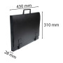 VALISETTE PP NOIRE 31X43 A POIGNEE