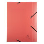 Bte classement A4 D40mm PP Chrom.Pastel