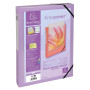 Bte class.élast. D40 PP KREAC PASTEL ass