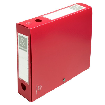 Boite de class D60mm pression PP rouge