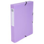 Bte classement A4 D40mm PP Chrom.Pastel