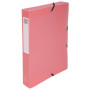 Bte classement A4 D40mm PP Chrom.Pastel