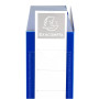 Boite de class D60mm pression PP bleu