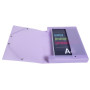 Bte classement A4 D40mm PP Chrom.Pastel