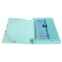 Bte classement A4 D40mm PP Chrom.Pastel