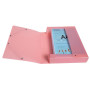Bte classement A4 D60mm PP Chrom.Pastel