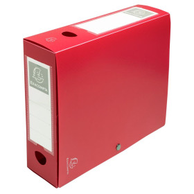 Boite de class D80mm pression PP rouge
