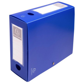 Boite de class D100mm pression PP bleu