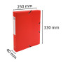 Bte classement OPAK PP D40mm rouge