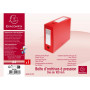 Boite de class D100mm pression PP rouge
