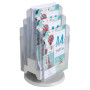 Tourniq. 6 cases A4 vertic gris/cristal