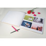 Album à vis 40p. blanc 37x29cm KRAFT