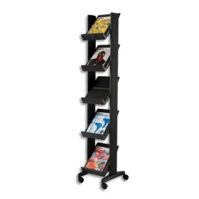 PAPERFLOW Porte-prospectus Corner easyDisplays, noir 259N.01