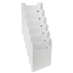 Trieur A4 vertic monté 6 cases gris lum