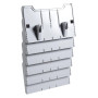 Trieur A4 horiz monté 6 cases gris lum