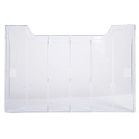 Elément simple trieur A4 horiz cristal