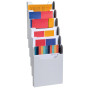 Trieur A4 vertic monté 6 cases gris lum